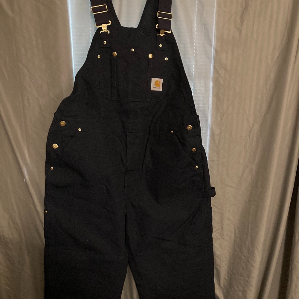 Carhartt overalls, blue, 44x28